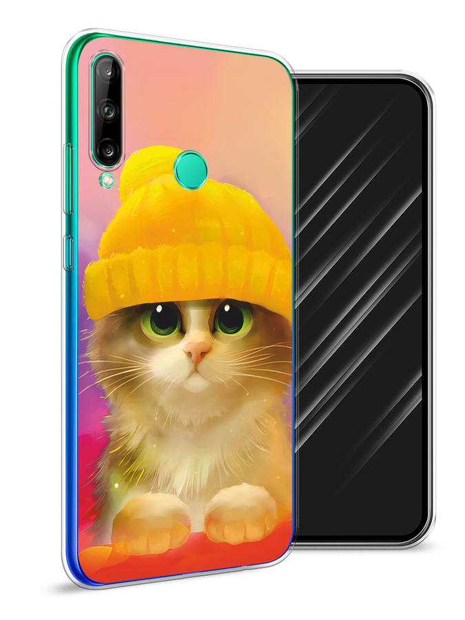 

Чехол Awog на Huawei P40 lite E "Котенок в желтой шапке", Желтый, 612450-2