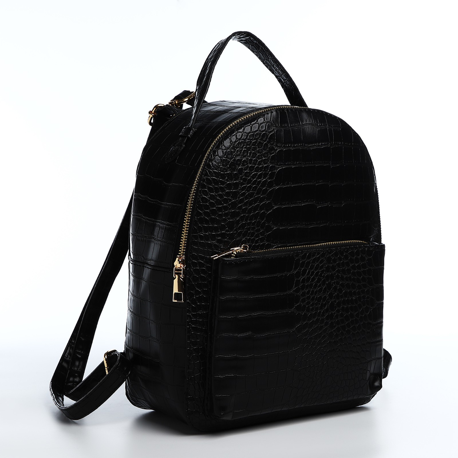 

Рюкзак женский NoBrand 9705115 черный, 31х24х12 см, 9705115