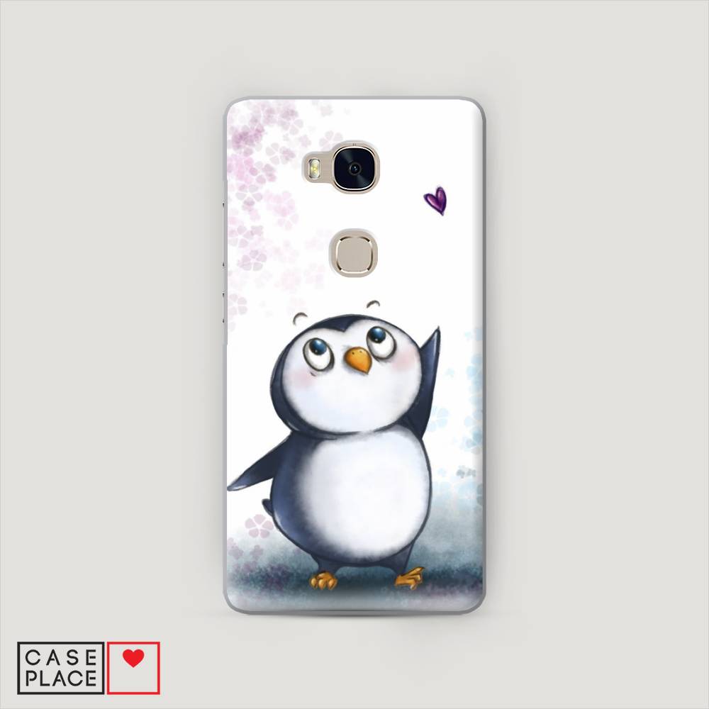 

Чехол Awog "Пингвин и сердечко" для Honor 5X, 60540-1