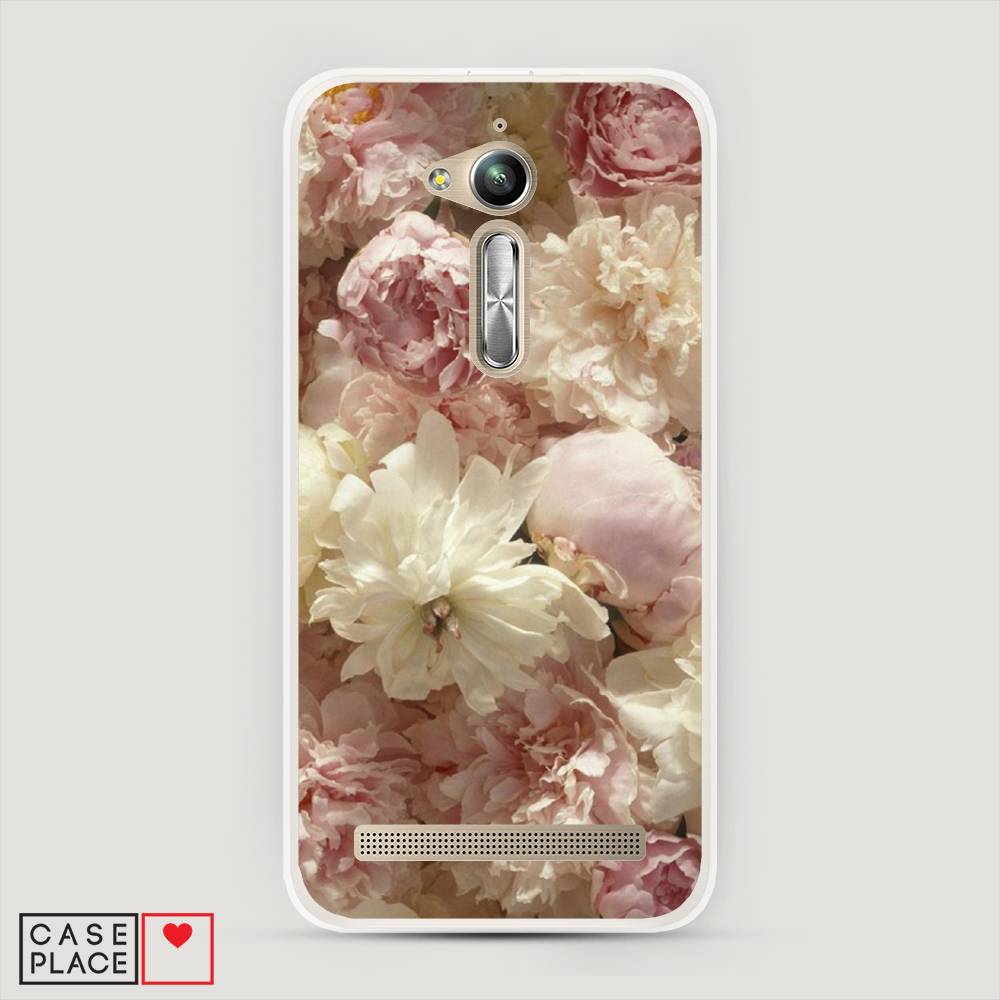 

Чехол Awog на Asus Zenfone Go ZB500KG "Пионы светлые", Бежевый;коричневый, 41750-8