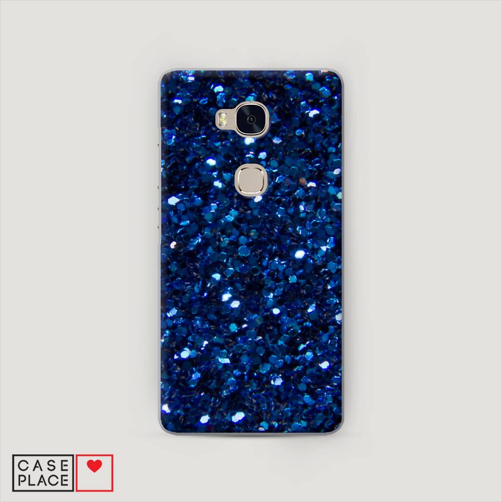 

Чехол Awog "Синие блестки рисунок" для Honor 5X