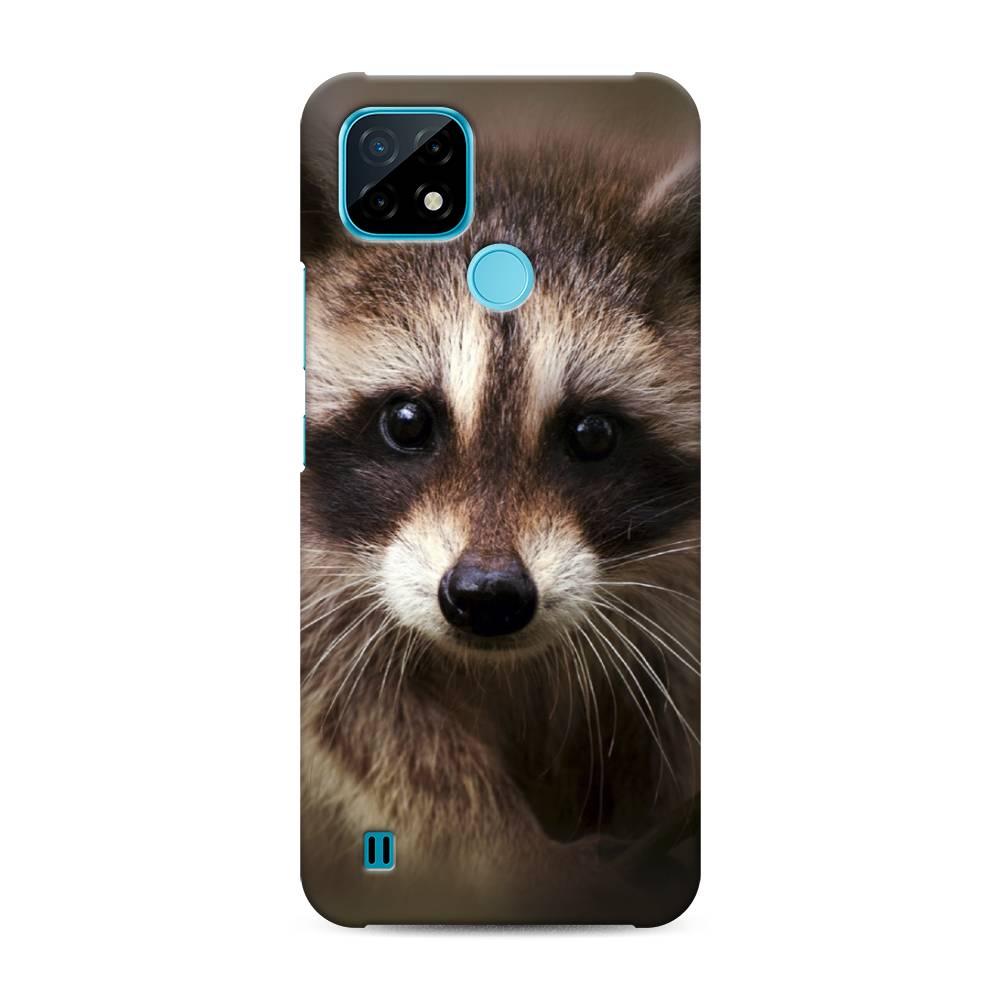 

Пластиковый чехол "Енот" на Realme C21, 254920-1