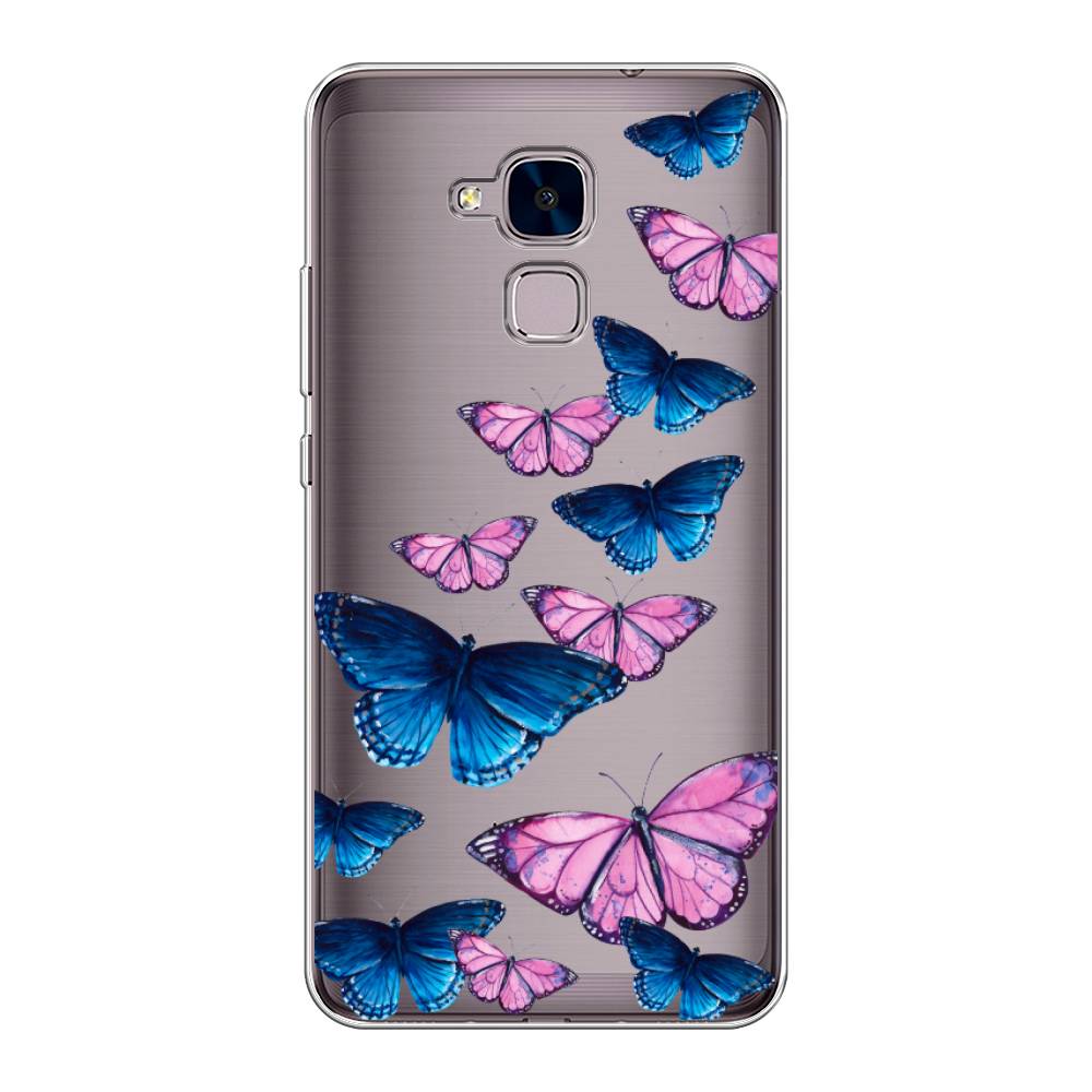 фото Чехол awog "полет бабочек" для honor 5c