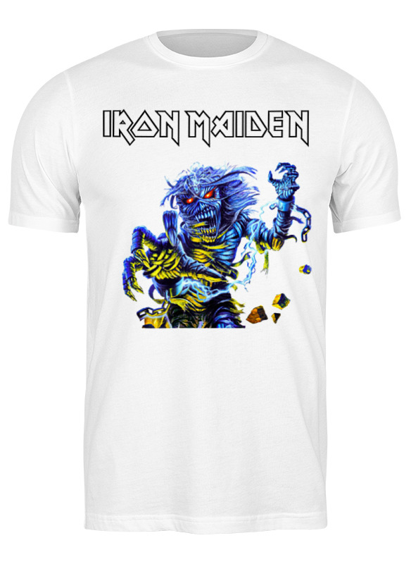 

Футболка мужская Printio Iron maiden band белая 3XL, Белый, Iron maiden band