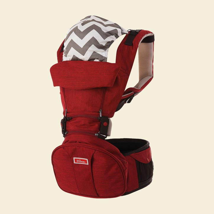 Хипсит-рюкзак Sinbii Premium S-Pocket Set S708/красный хипсит sinbii special pocket с карманом и сумкой 3718 double set красный с коричневым