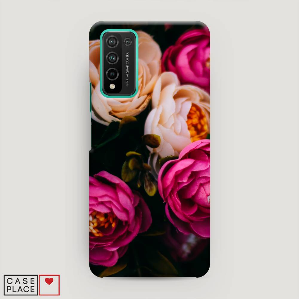 

Чехол Awog "Розовые пионы на черном" для Honor 10X Lite, 6104620-6