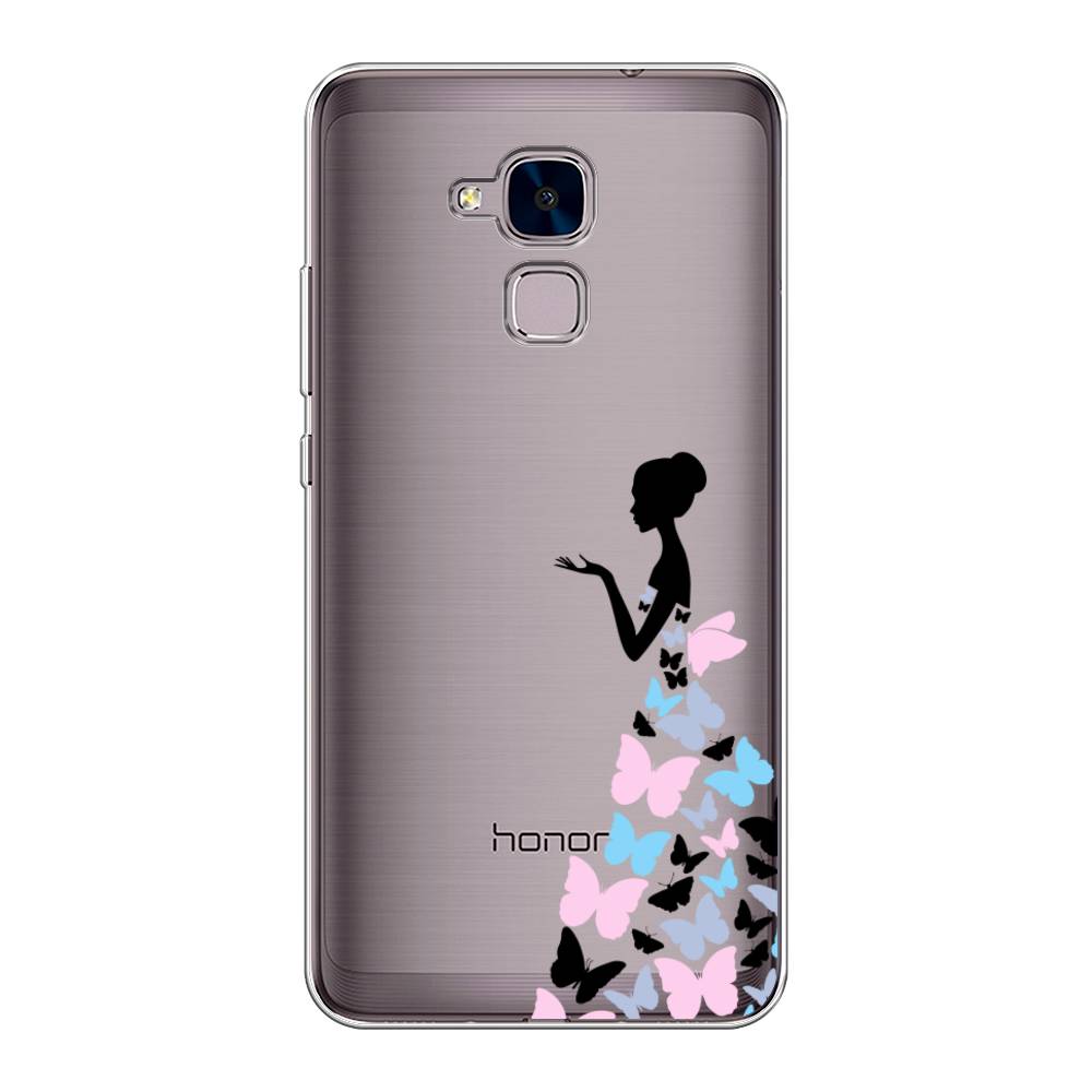 фото Чехол awog "платье из бабочек" для honor 5c