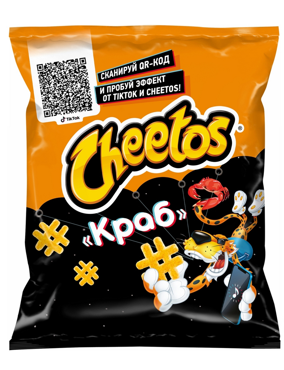 фото Кукурузные снеки cheetos краб 50 г