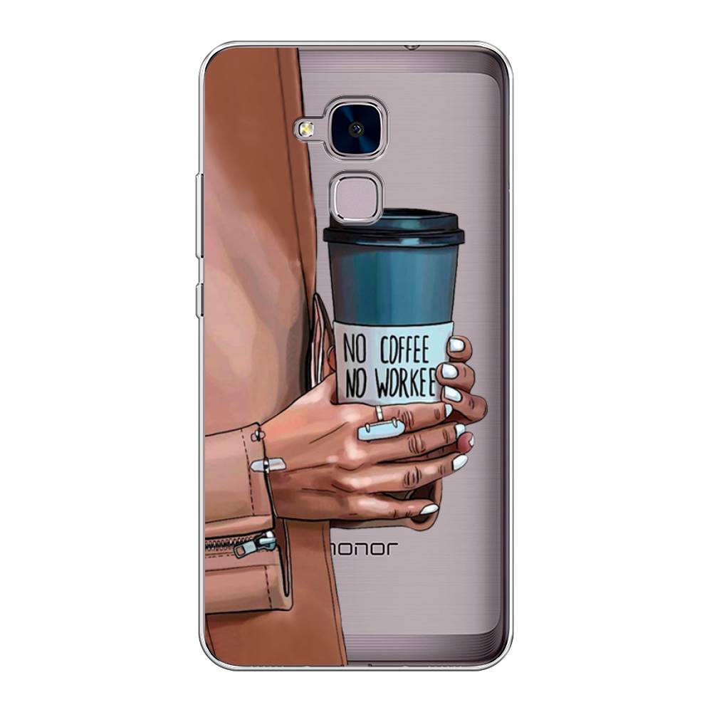 

Чехол Awog на Honor 5C "No coffee", Разноцветный, 60450-7