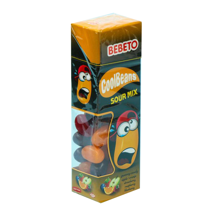 

Жевательный мармелад COOL BEANS SOUR MIX, 30 г