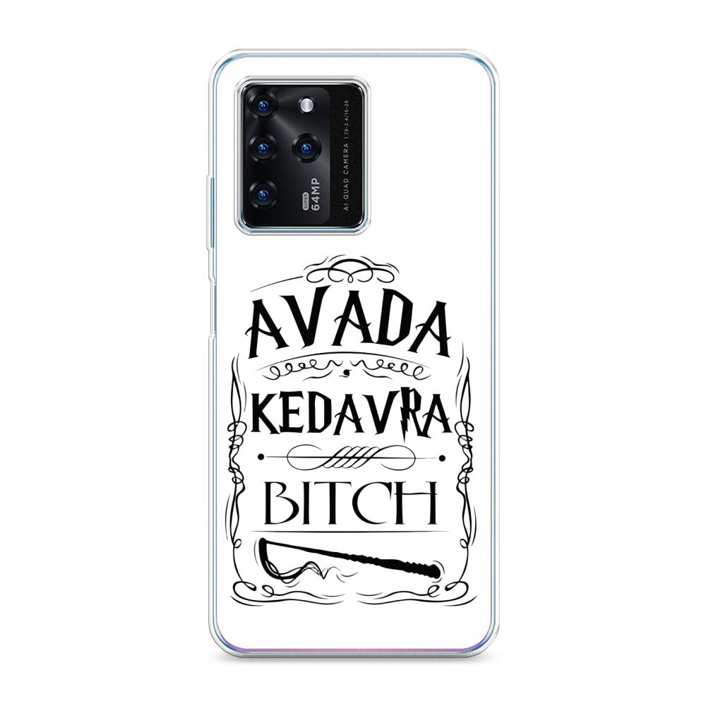 

Чехол на ZTE Blade V30 "Avada kedavra bitch", Белый;серый;черный, 135350-6