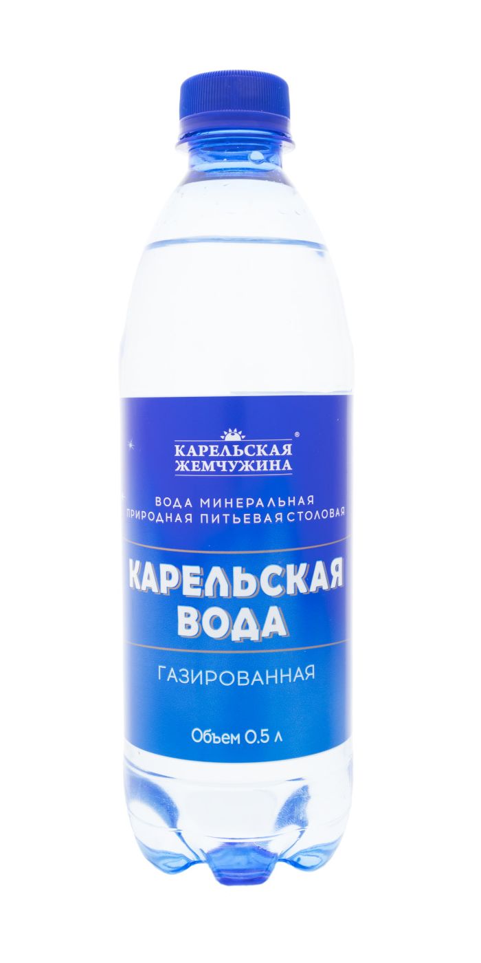 

Вода питьевая Карельская жемчужина+ газированная столовая 0,5 л
