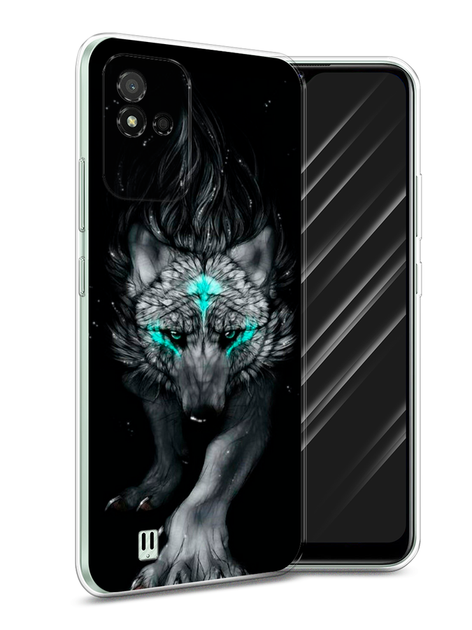 

Чехол Awog на Realme Narzo 50i "Волшебный волк", Разноцветный, 2510050-2