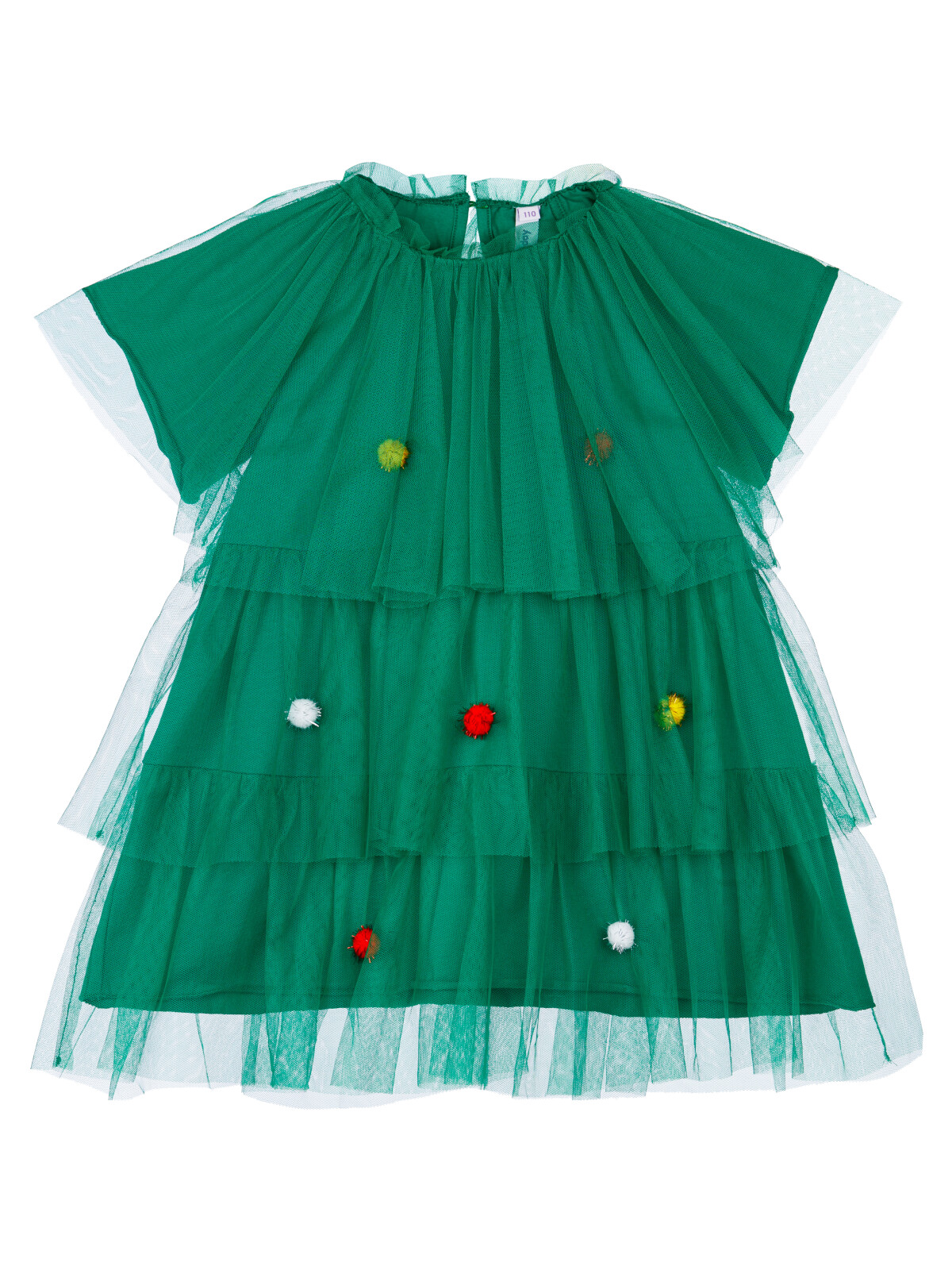 

Платье трикотажное для девочек PlayToday, зеленый, 122, 42322011