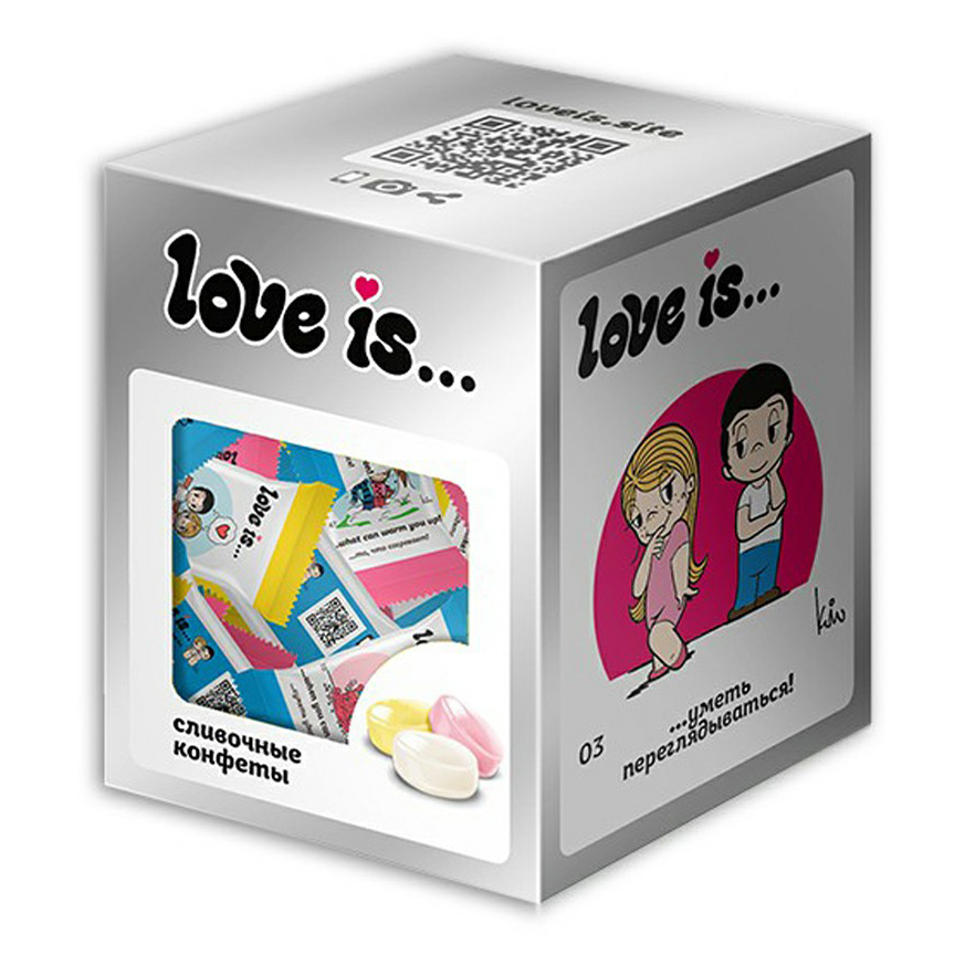 Жевательные конфеты Love Is Серебро, 105 г