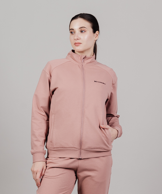 

Олимпийка женская NordSki Simple розовая M, Розовый, Simple