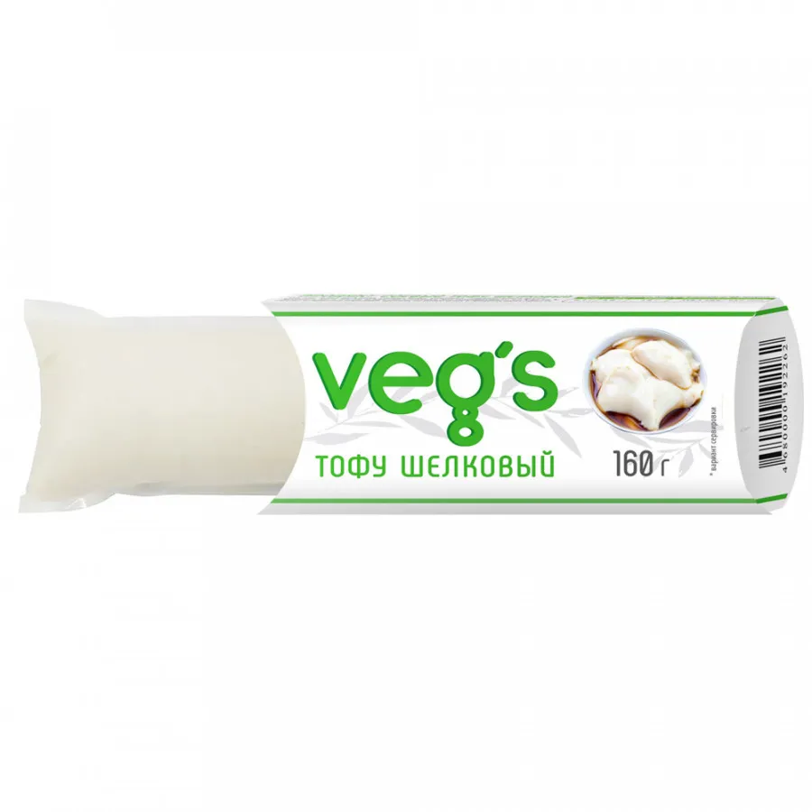 Растительный аналог сыра Veg's Тофу Шелковый 160 г