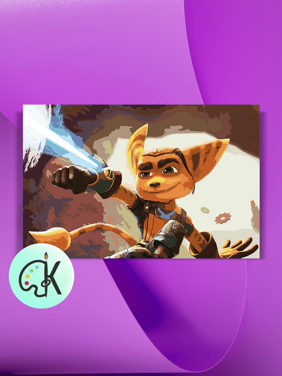 

Картина по номерам на холсте Культура Цвета Ratchet and Clank Rift Apart-Ratchet 40х60 см, Ratchet and Clank Rift Apart - Ratchet