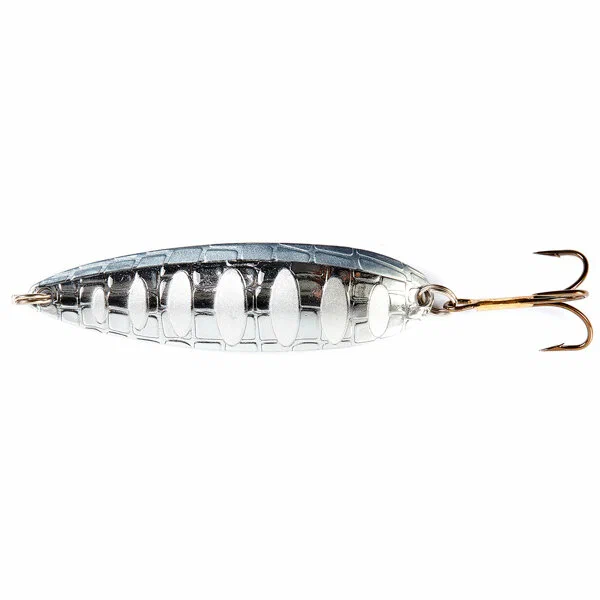 

Блесна колеб. Lucky John CROCO SPOON длин.86мм/26.0г 002, Серебристый, Croco Spoon