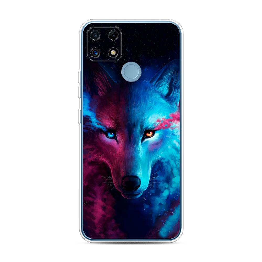 

Чехол Awog на Realme C25/C25s "Волшебный волк", Разноцветный, 257450-1