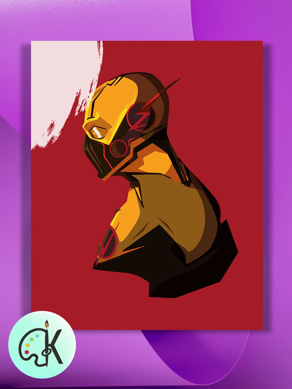 

Картина по номерам на холсте Культура Цвета В профиль - Flash Injustice, 40 х 50 см, В профиль - Flash Injustice