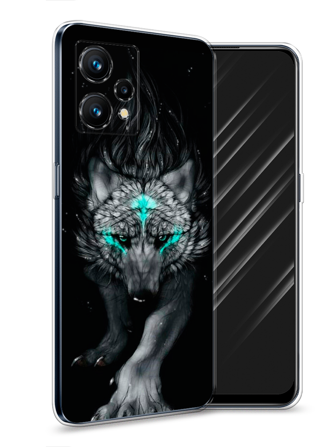 

Чехол Awog на Realme 9 "Волшебный волк", Разноцветный, 257250-2