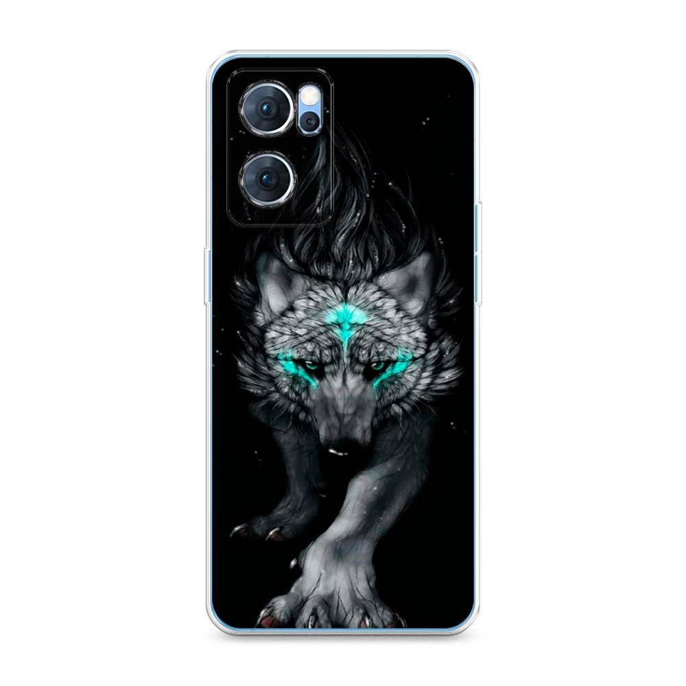 

Чехол Awog на Oppo Reno 7 5G "Волшебный волк", Разноцветный, 258150-2