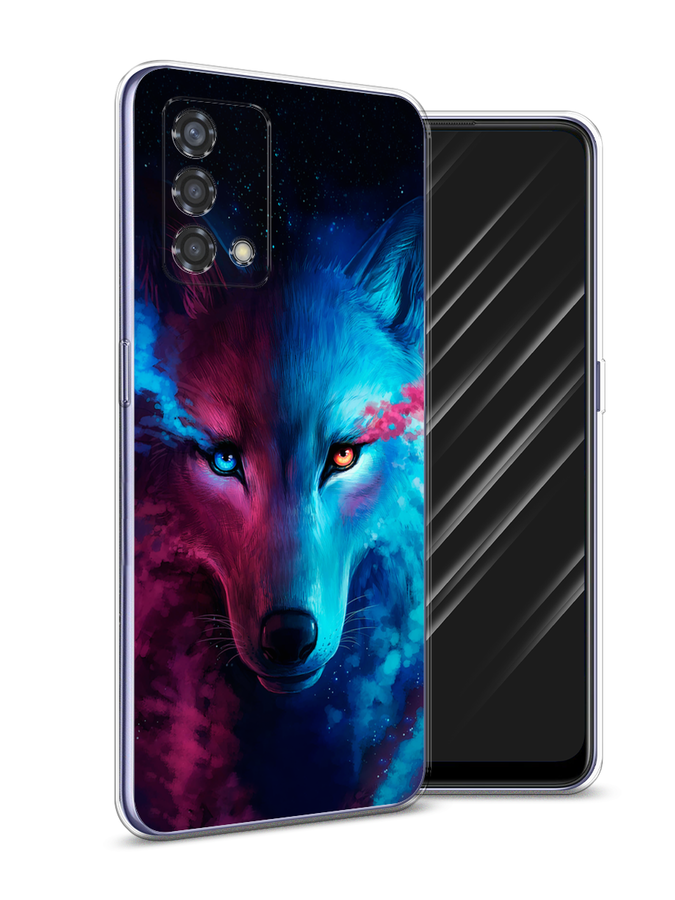 

Чехол Awog на Oppo Reno 6 Lite "Волшебный волк", Разноцветный, 259550-1