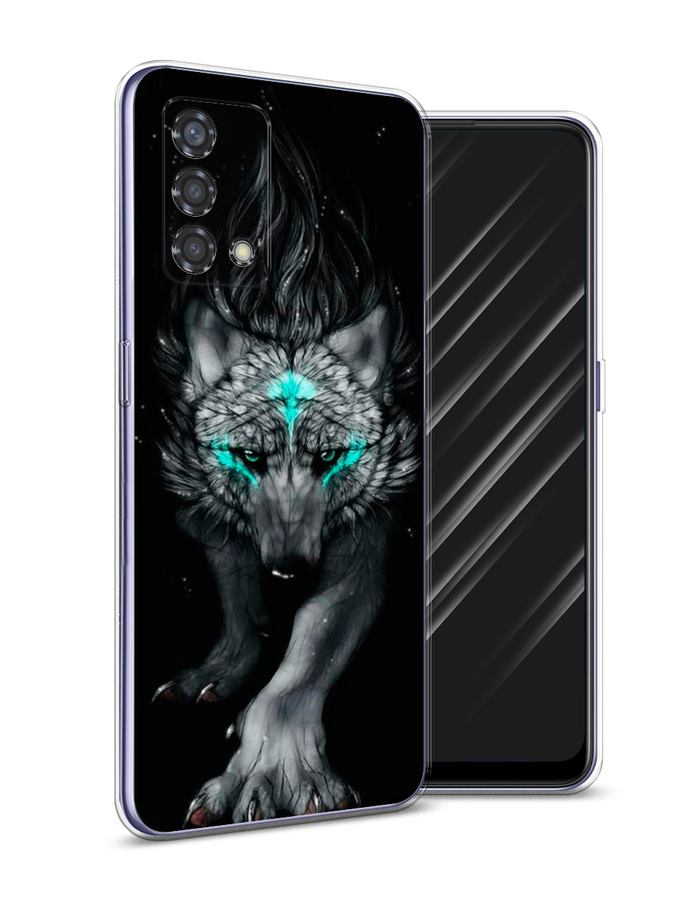 

Чехол Awog на Oppo Reno 6 Lite "Волшебный волк", Разноцветный, 259550-2