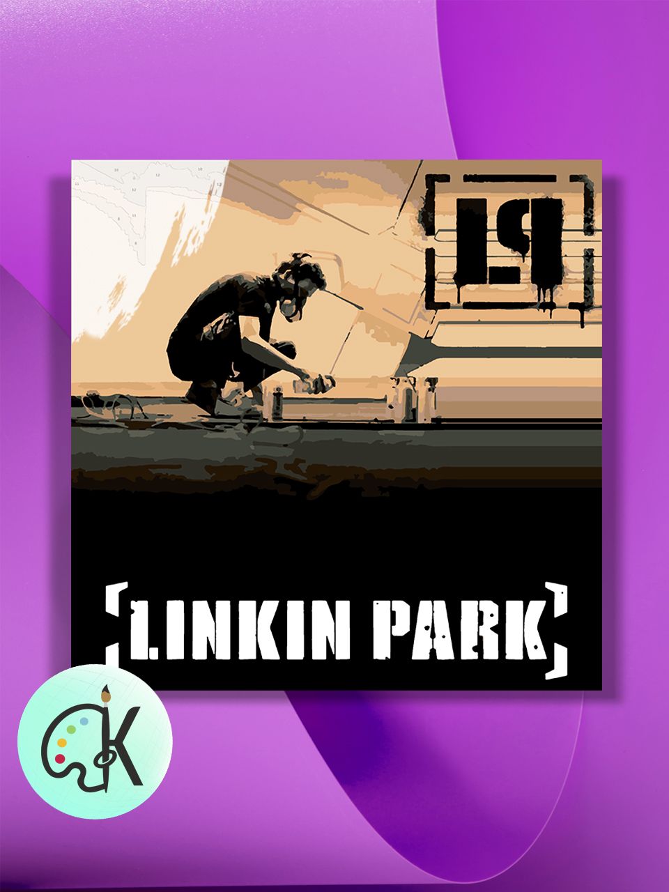 

Картина по номерам на холсте Культура Цвета Linkin Park - Meteora, 40 х 40 см, Linkin Park - Meteora