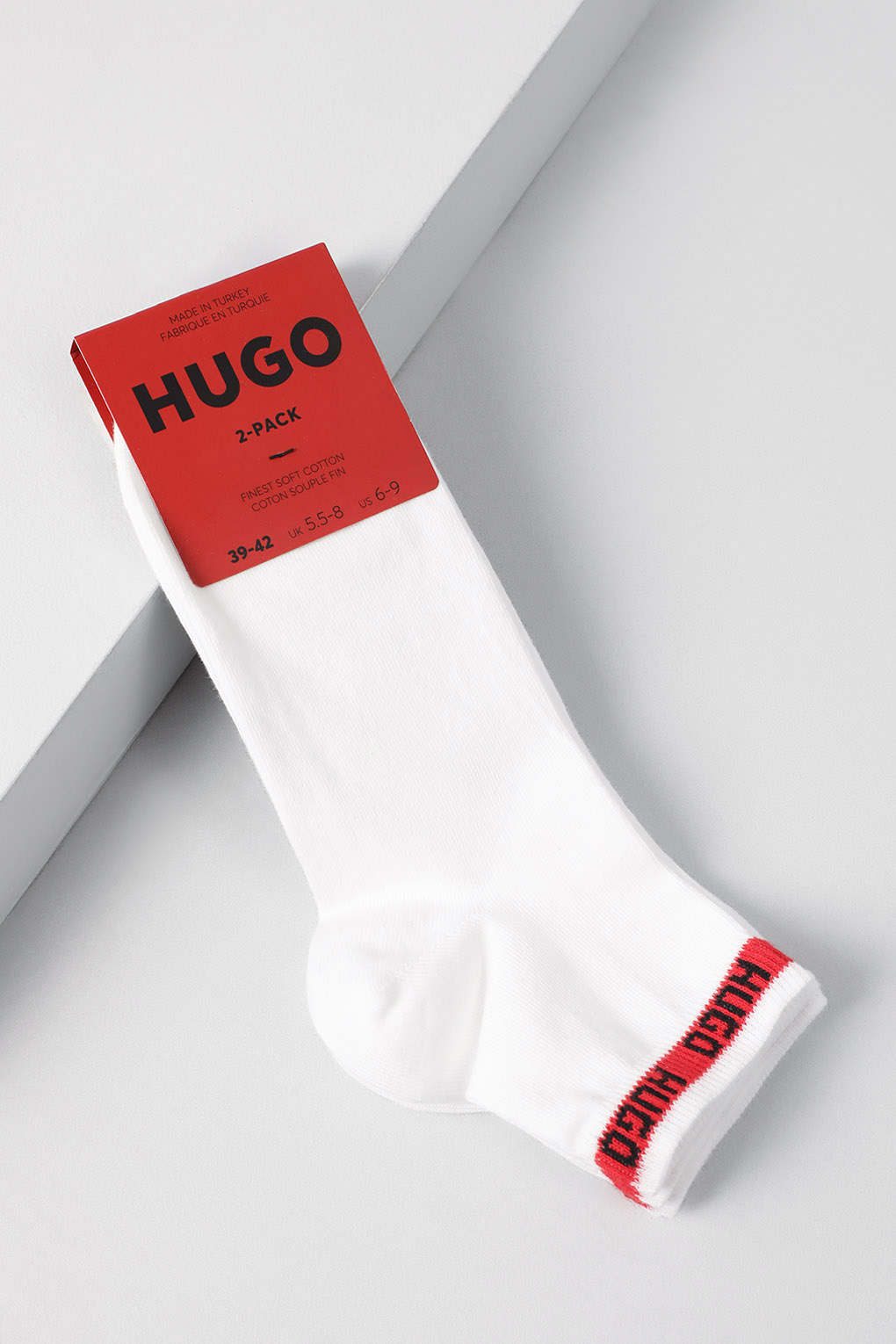 

Комплект носков мужских HUGO BOSS 50477873 белых, Белый, 50477873