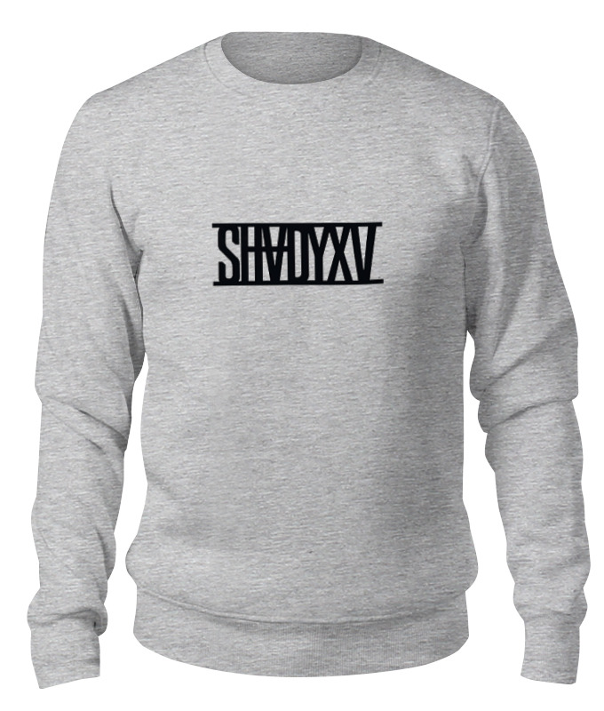 

Свитшот унисекс Printio Eminem shadyxv серый XL, Eminem shadyxv