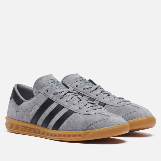 фото Кеды женские adidas hamburg серые 43.5 eu