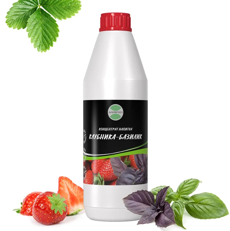 

Концентрат напитка AVERSFOOD Клубника-базилик, 1 кг
