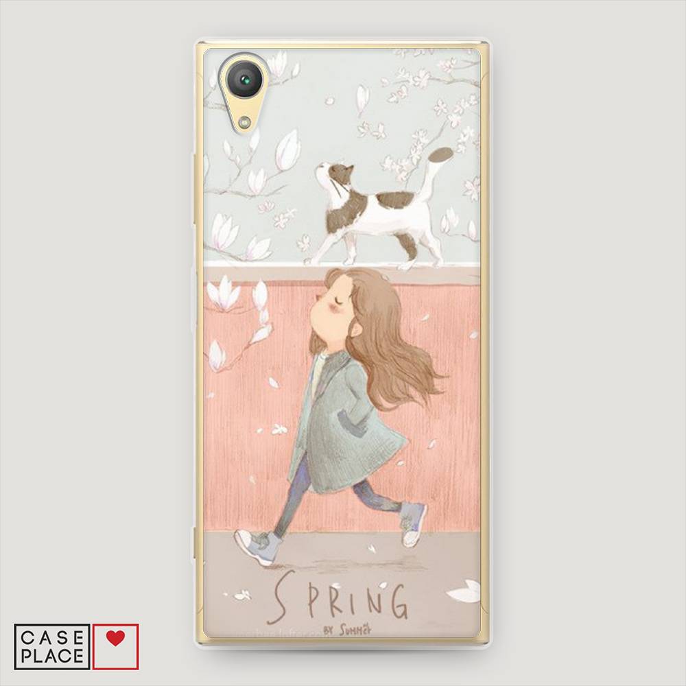 

Чехол Awog на Sony Xperia XA1 plus "Девочка-весна", 53050-7