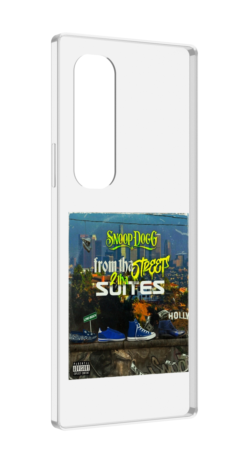 

Чехол MyPads Snoop Dogg FROM THE STREET 2 THA SUITES для Samsung Galaxy Z Fold 4 (SM-F936), Прозрачный, Tocco