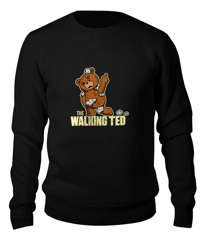 

Свитшот унисекс Printio Ted zombie черный L, Ted zombie
