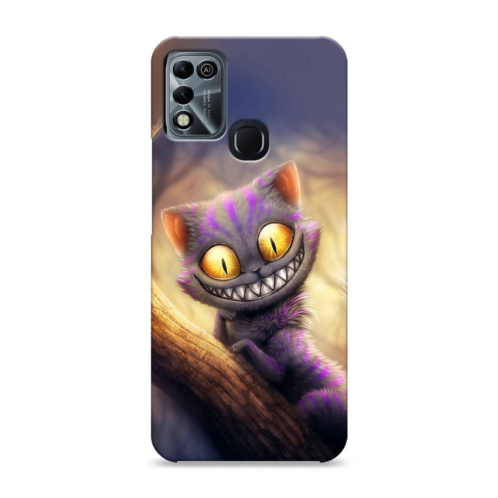 фото Пластиковый чехол "cheshire cat" на infinix hot 10 play awog