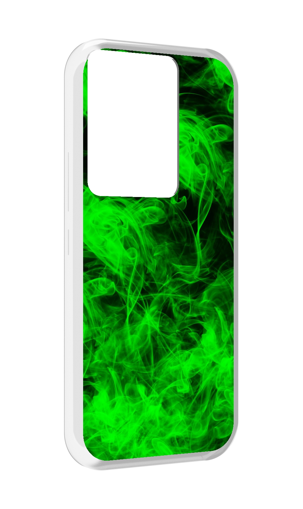 

Чехол MyPads зеленый-дымок для Itel Vision 3 Plus / Itel P38 Pro, Прозрачный, Tocco