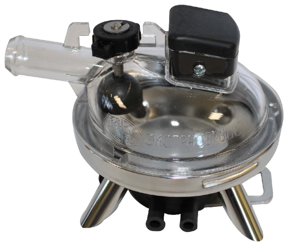 Коллектор попарного доения Экстрасервис КДА 1А-00.01-01, нержавеющая сталь, 240 мл