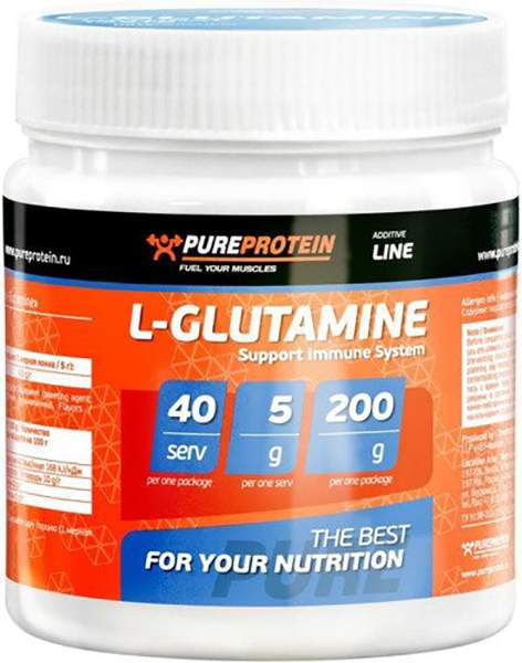 фото Глютамин/glutamine pureprotein. вкус: лимон