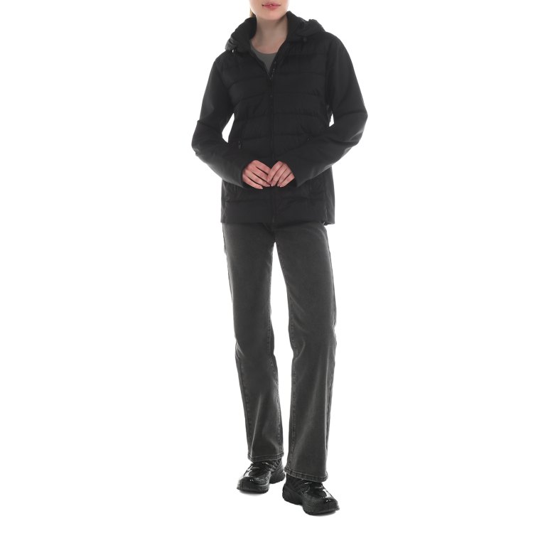 

Куртка женская Maison David MLY23-0606-1WF черная XXL, Черный, MLY23-0606-1WF