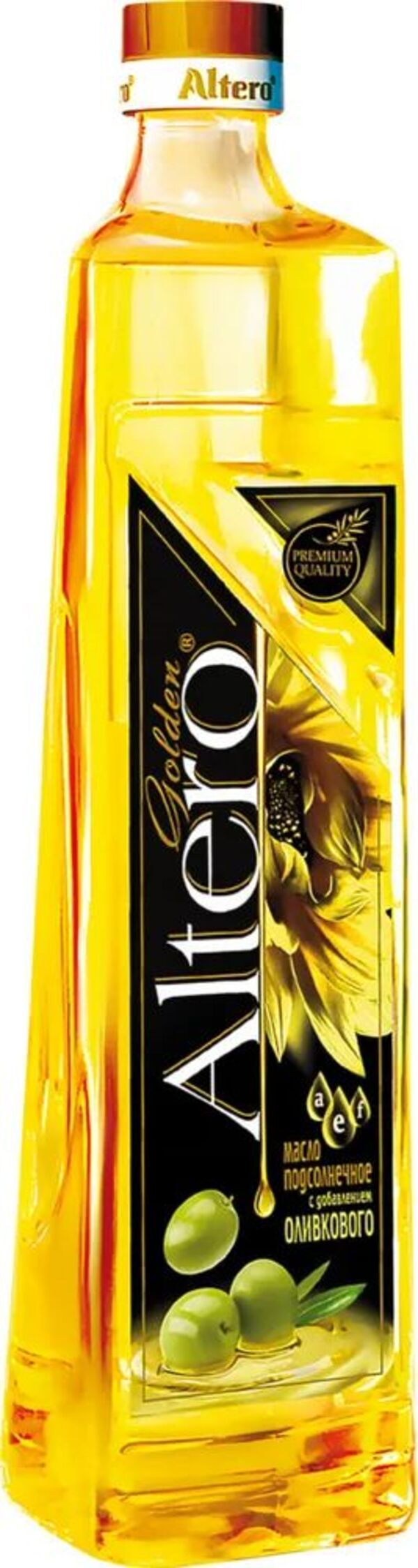 Подсолнечное масло Altero Golden с добавлением оливкового рафинированное дезодорированн...