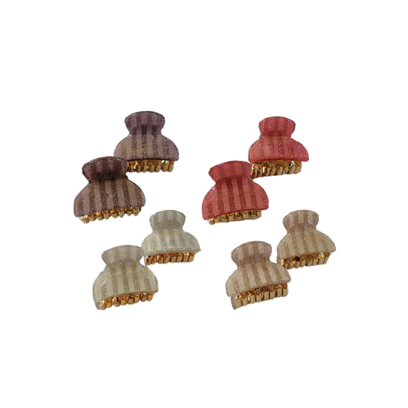 

Заколка для волос Accessories Краб 2 шт, Красный;коричневый;бежевый