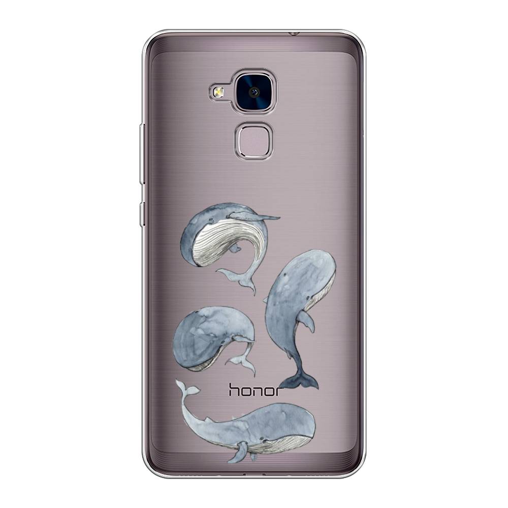 

Чехол Awog на Honor 5C "Киты", Разноцветный, 60450-1