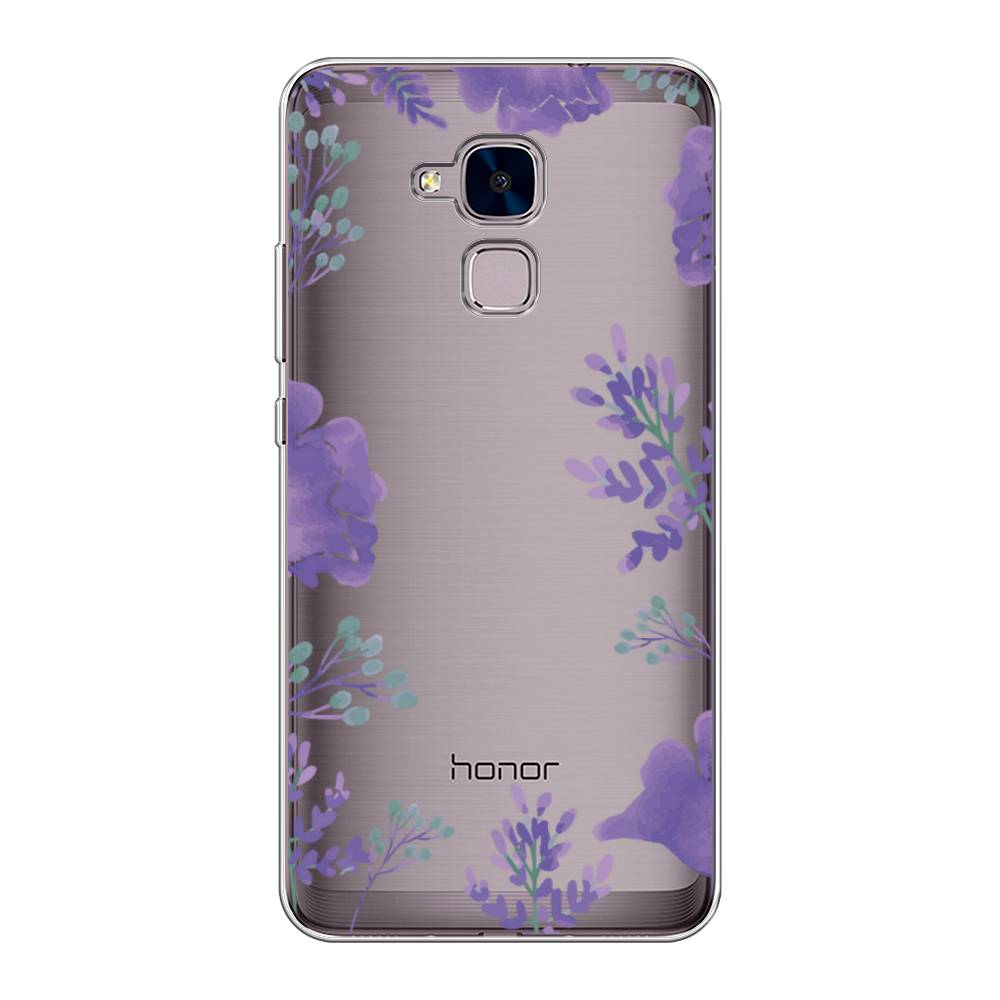 

Чехол Awog на Honor 5C "Сиреневая цветочная рамка", Разноцветный, 60450-8