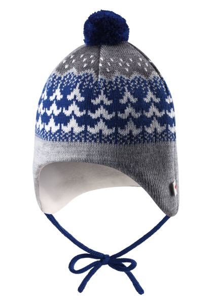 

Шапка унисекс Beanie 518545-6247 серая, Серый, 518545-6247
