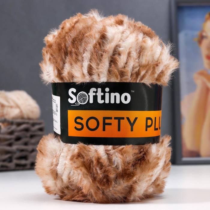 

Пряжа фантазийная 100% микрофибра "Softy plush" 100 гр 65 м горное эхо, Пряжа для вязания "Softy plush"