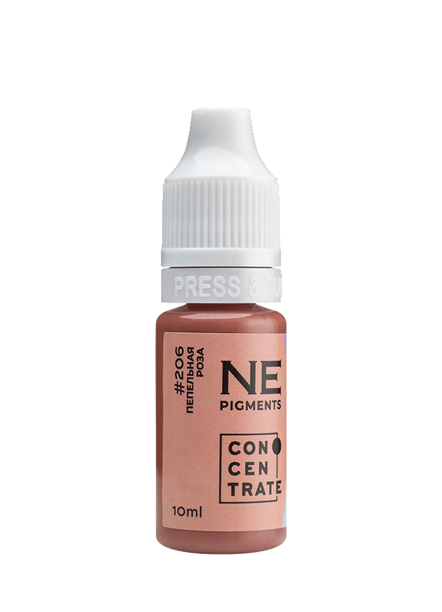 

Пигмент для губ NE Pigments (Пигменты Нечаевой) "Пепельная роза" # 206, 10мл, Пепельная роза 206