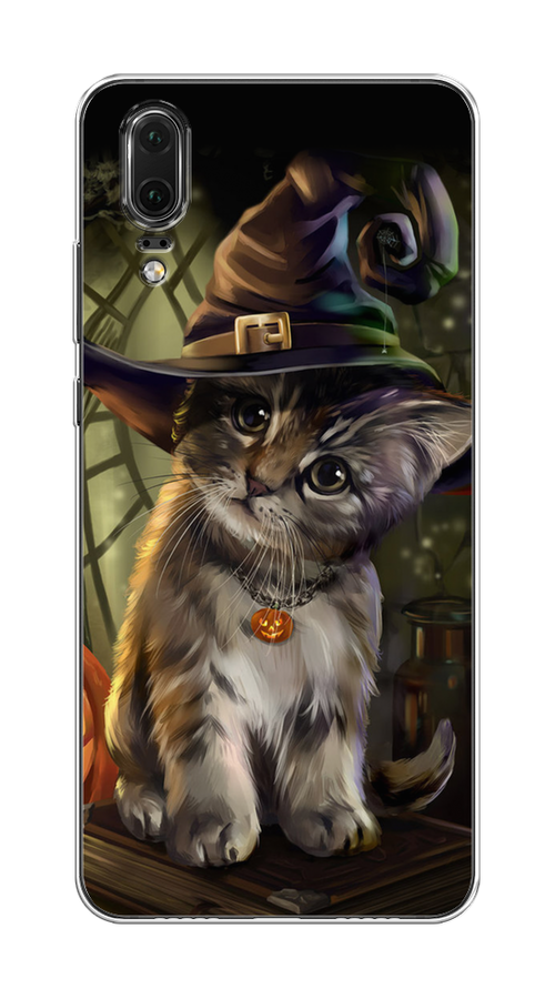 

Чехол Awog на Huawei P20 "Кот для Хэллоуин", Зеленый;серый, 64350-2